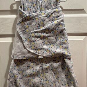 Halo Gray Cloud & Star Kids Sleep Sack